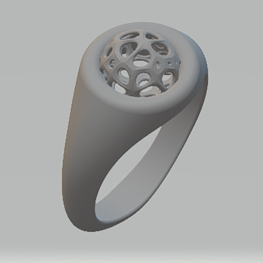 anello contemporaneo gioielli anycubic3d 3D print model - Mito3D