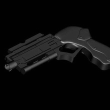 Kontinuum sadtech Zukunft Pistole Requisiten 3d print model - Mito3D