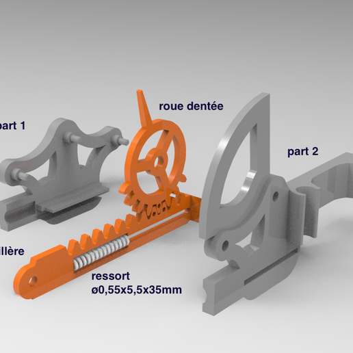 tensión 3D print model - Mito3D