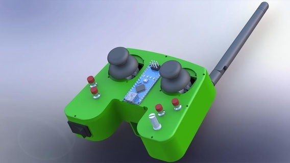 controle básico robótica projetos 3d impressão 3d print model - Mito3D