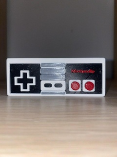 controle nes arte jogos Nintendo vintage geração interruptor configuração logotipo console 3d print model - Mito3D