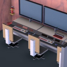 controlar habitación arquitectura diorama modelo 3d print model - Mito3D