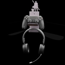 controlador fone ouvido suporte 17 modelos 3d impressão modelo gadget controle phone maravilha dc histórias quadrinhos batman Super homen aranha homem Estrela guerras mandaloriano boba 3d print model - Mito3D