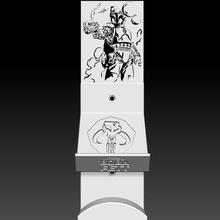 kontrolör kulaklık Kulp destek Boba fett model 3d Yazdır gadget kontrol telefon hayret dc çizgi roman batman Süpermen örümcek adam star savaşlar mandaloryalı 3d print model - Mito3D