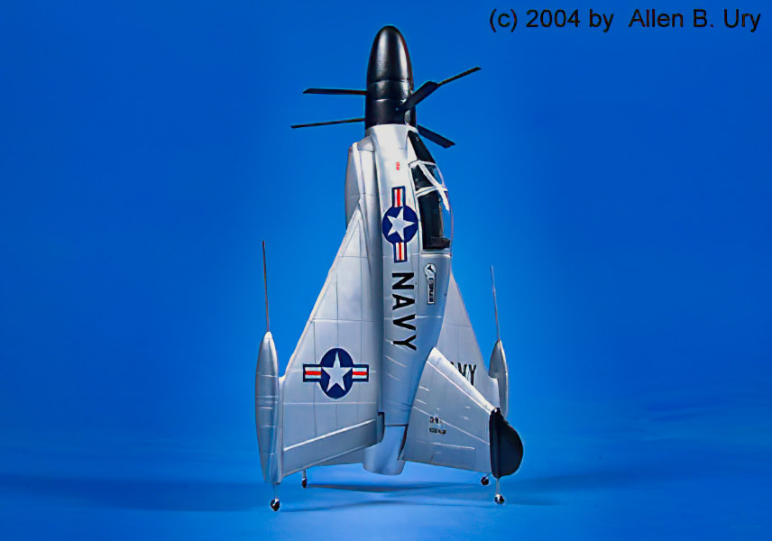 Convair xfy Pogo Flugzeuge modelismo Maqueta 3D print model - Mito3D
