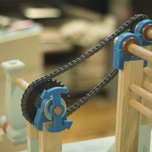 uygun yazı müzik Kutu 3d Sanat dişli Makerbot mekanik openscad teknoloji daktilo 3d print model - Mito3D