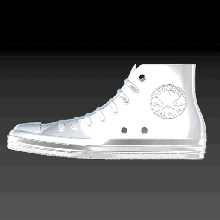 converser mandrin taylor étoile mode high top sneaker chaussure 3d print model - Mito3D