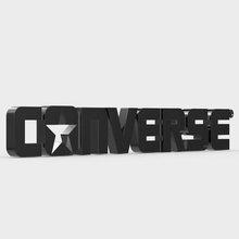 converse logo fashion trend stylish moda accessories luxury symbol models style emblem character store shop model design clothing brand boutique 3d print model - Mito3D
