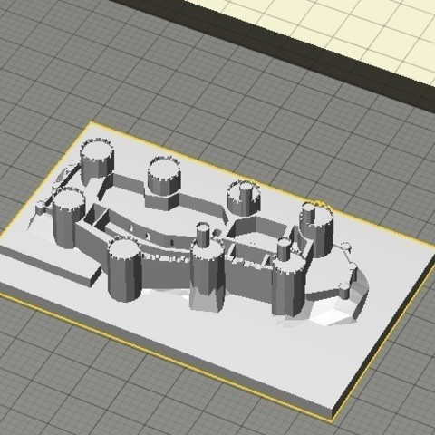 conwy castle de l'architecture les bâtiments des structures seetheworld 3D print model - Mito3D