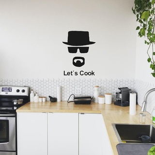 cook - breaking bad deco heisenberg art kitchen wall 3d print model - Mito3D