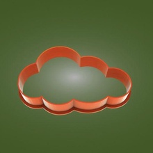 cookie baking mold cloud 3d print model - Mito3D