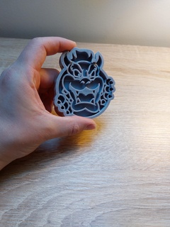 cookie bowser super mario cutter bouwser smash bros baking 3d print model - Mito3D