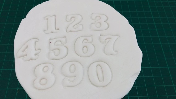 Galleta cortador números 25 cm alto corte 2 5 galleta 3d print model - Mito3D