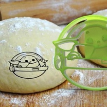 cookie-schneiden Sie baby yoda Wiege home Mandalorianer cookie geschnitten cookies Küche 3d print model - Mito3D