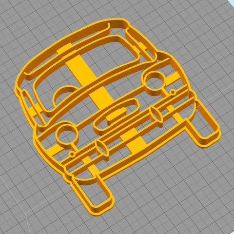 cookie cutter - fiat 600 casa di taglio 3D print model - Mito3D