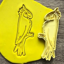 cookie cutter- parrot iv cutter bake stamp kitchen 3d print model - Mito3D