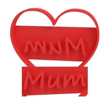 cookie cutter 3d print printing mum mom love day 3d print model - Mito3D