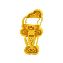 cookie cutter home cookie-cutter kitchen mermaid 3d print model - Mito3D