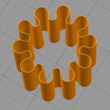 cortador de galletas casa foodcutter la forma del arcilla corte 3d print model - Mito3D
