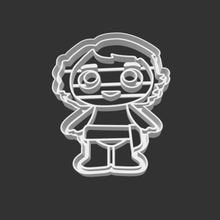 cookie cutter - baby moana sing along home cookies cutting biscuits 3d print model - Mito3D