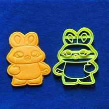cookie cutter - coniglietto di toy story 4 casa i taglio biscotti 3d print model - Mito3D