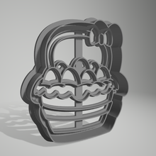 cookie cutter - easter basket 8 3x9 cm basketball 3d print model - Mito3D