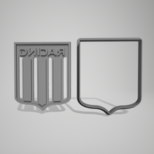 cookie cutter - racing club shield fashion football soccer argentina argentinian 3d print model - Mito3D
