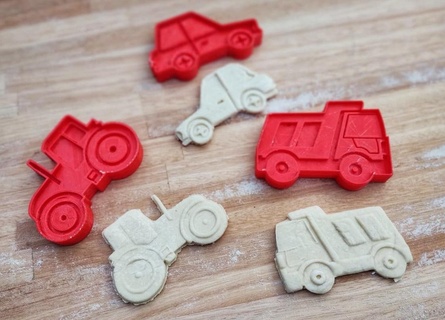 cookie cutter - transport kit cutting cookies transportation tractor truck auto automobile 3d print model - Mito3D