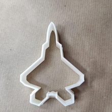 cookie cutter - f22 jet fighter 3d print model - Mito3D