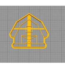cookie cutter - farm casa animali cookie-cutter 3d print model - Mito3D