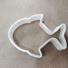 cookie cutter - fish carp chrismas 3d print model - Mito3D