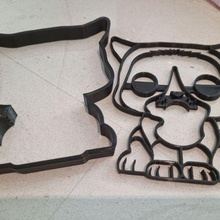 biscuit coupeur mèmes grincheux chat biscuits meme 3d print model - Mito3D