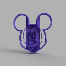 Galleta cortador Mickey ratón disney corte 3d print model - Mito3D