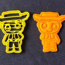 cortador de galletas - sheriff woody toy story 4 casa las cookies corte 3d print model - Mito3D