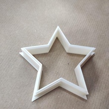cookie cutter - star christmas 3d print model - Mito3D