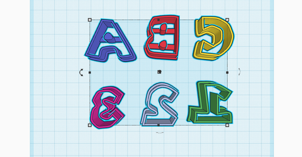 biscotto taglierina alfabeto biscotto taglierina galleta cortantes alfabeto alfabeto Mario bros 3d print model - Mito3D