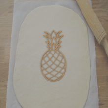 biscoito cortador anana tropical fruta 3d print model - Mito3D