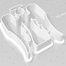 cookie cutter angel tool 3d print model - Mito3D