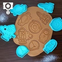 biscoito cortador astronauta bolacha massas 3d lua planeta 3d print model - Mito3D