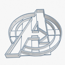 çerez kesici avengers logosu cortante galletita ev logo kurabiye 3d print model - Mito3D