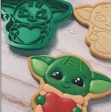 cookie cutter baby yoda 2 3d print model - Mito3D