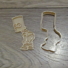 cookie cutter bart simpson 3d print model - Mito3D