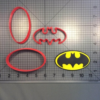 cookie cutter batman logo batman logo batman logo cutting cookie cutter  3d print model - Mito3D