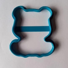 cookie cutter bear- oso cortante 3d print model - Mito3D