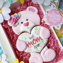 Galleta cortador oso corazón panadería amor san valentin día 3d print model - Mito3D