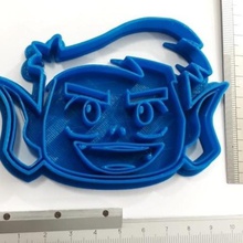 cookie cutter beast boy young titans home robin sharp cookies people go teens force cyborg starfire 3d print model - Mito3D