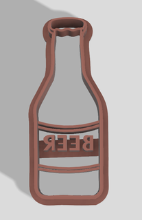 cookie cutter beer x1 game party friend friends beers alcohol dinner lunch 3d print model - Mito3D