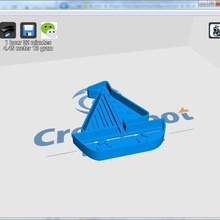 cookie cutter boat tool gastronomy 3d print model - Mito3D