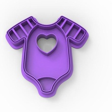 cookie cutter body home babyshower 3d print model - Mito3D