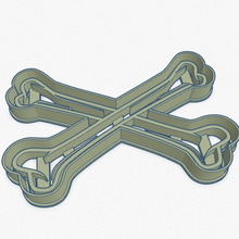 cookie cutter bones descendants cutting 3d print model - Mito3D